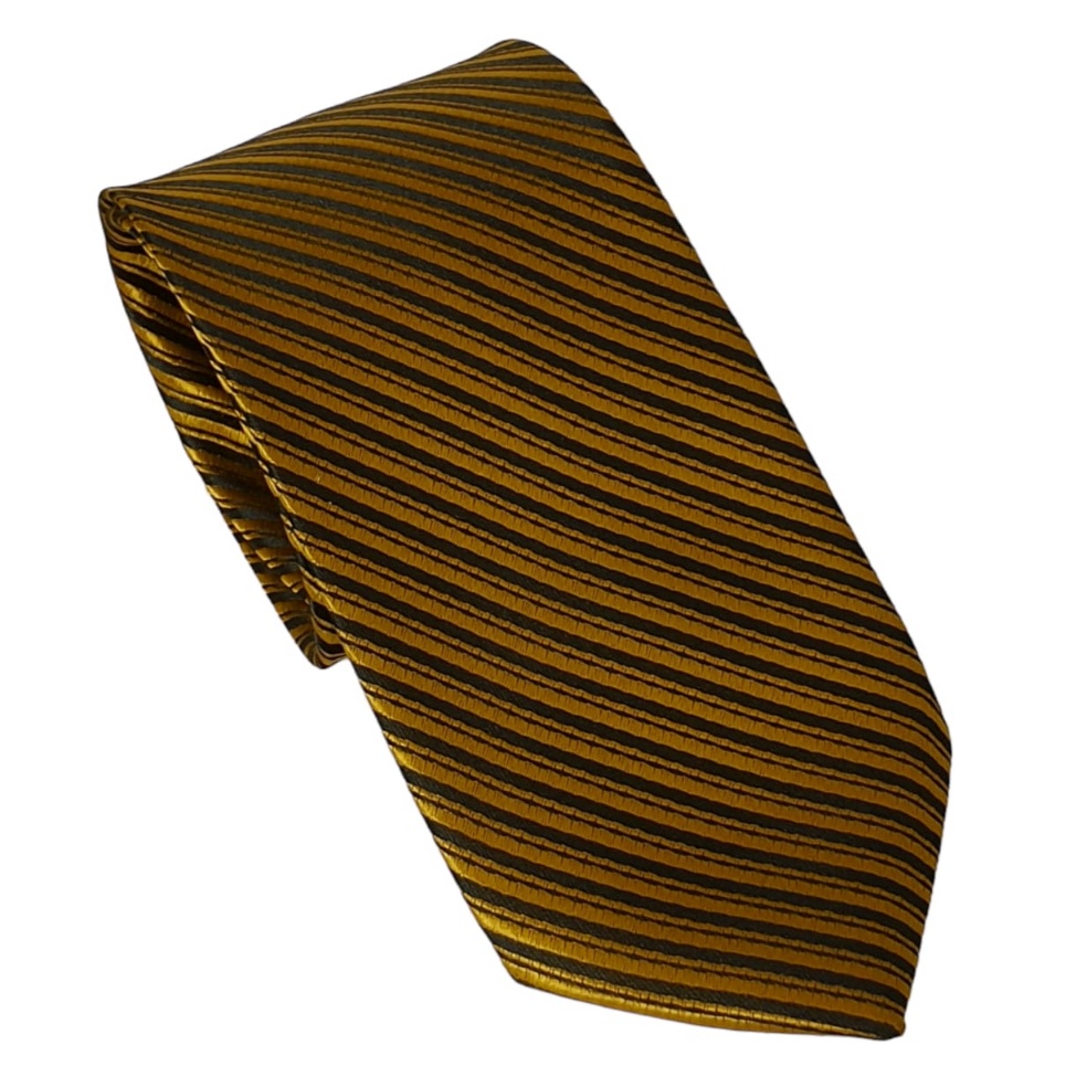 LRU537 88 Dasi Gold tua Salur 3inch