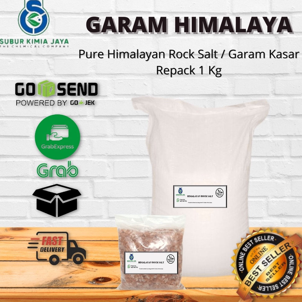 

OQU512 GROSIR Himalayan Rock Salt Garam Asli Himalaya Kasar 1Kg