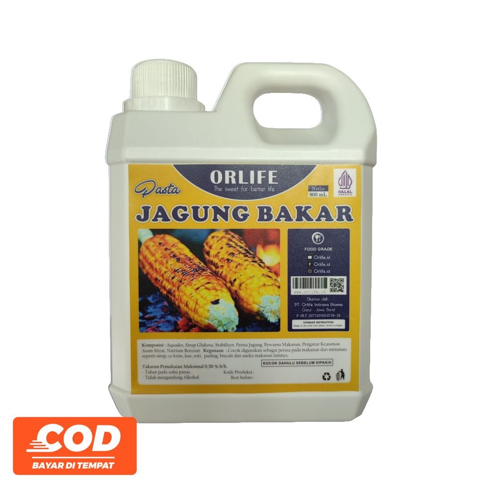 

BVH766 MEGA ALE Pasta Rasa Jagung Bakar 1 Kg Orlife