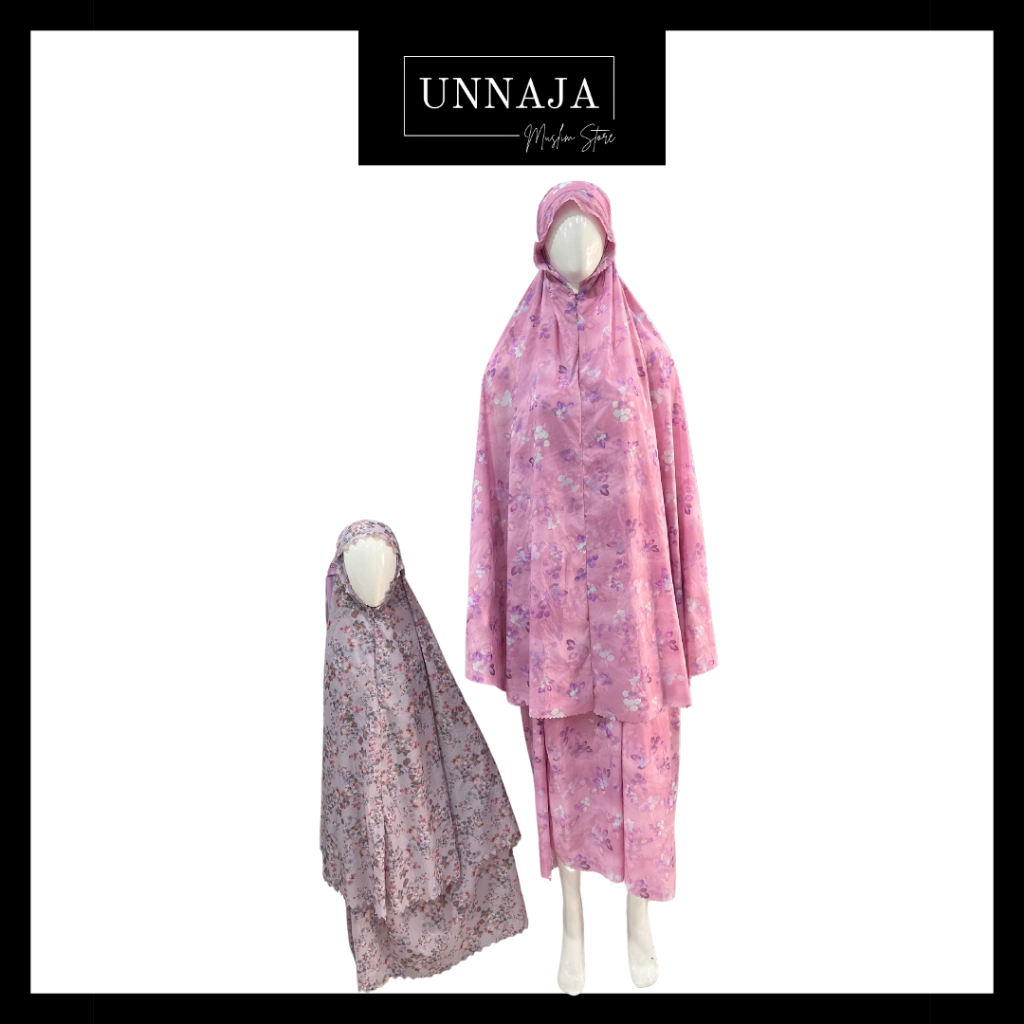UMS - Mukena parasut motif / mukena parasut premium / mukena travel