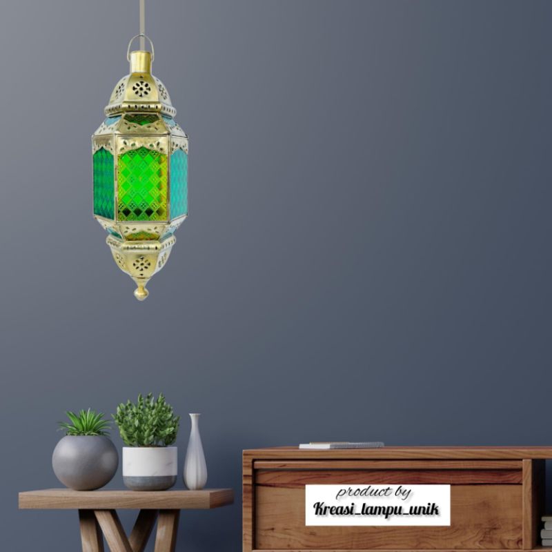 ready lampu lentera maroko / lampu maroko / lampu ramadhan / lampu arabic