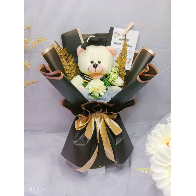 BUKET BONEKA WISUDA/BUKET BONEKA ILANG TAHUN/BUKET ULANG TAHUN/BONEKA ULANG  TAHUN