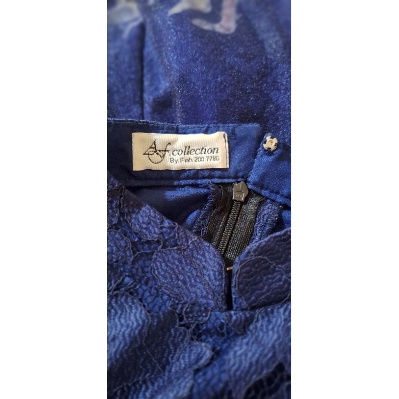 Dress Gamis Navy Lontarak