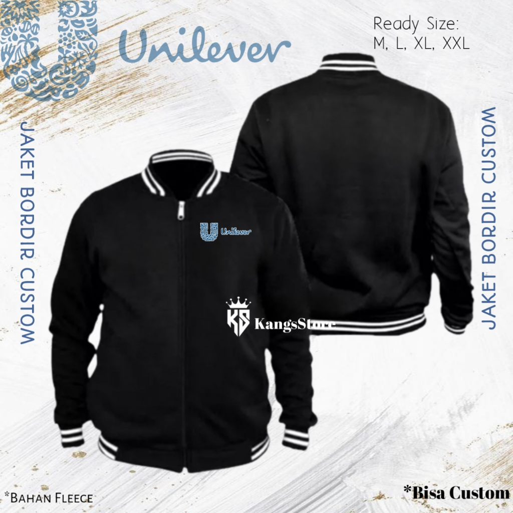 Jaket Pt Unilever Bordir Custom Varsity