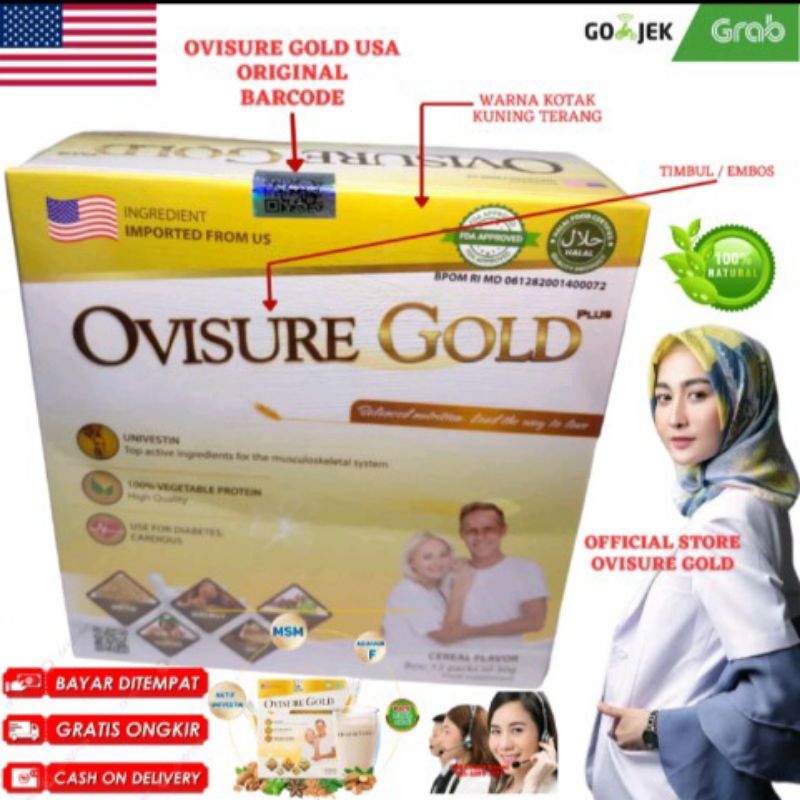 

Susu ovisure gold original BPOM, ovisure gold susu ampuh untuk tulang & sendi