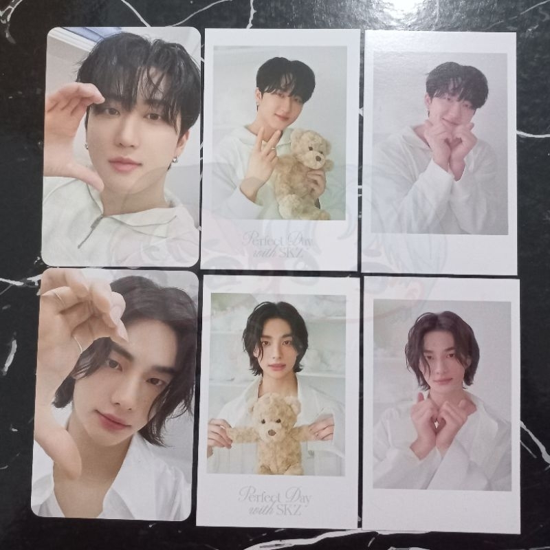 memberset sg24 changbin hyunjin season greeting 2024 stray kids skz pc photocard pola polaroid jypsh