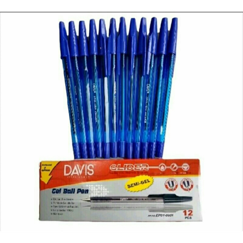 

pena/pulpen Ballpen Ep01-0801 DAVIS ( harga satuan )