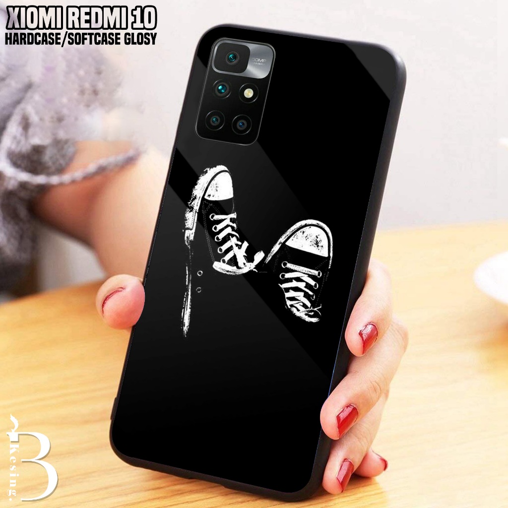 Case Xiaomi Redmi 10 2022 - Casing Hp Xiaomi Redmi 10 2022 Motif BLCK - Silikon Hp Xiaomi Redmi 10 2