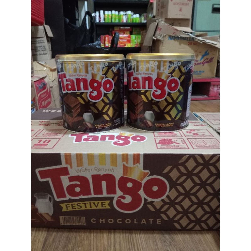 

TANGO WAFER COKLAT/VANILA KEMASAN KALENG