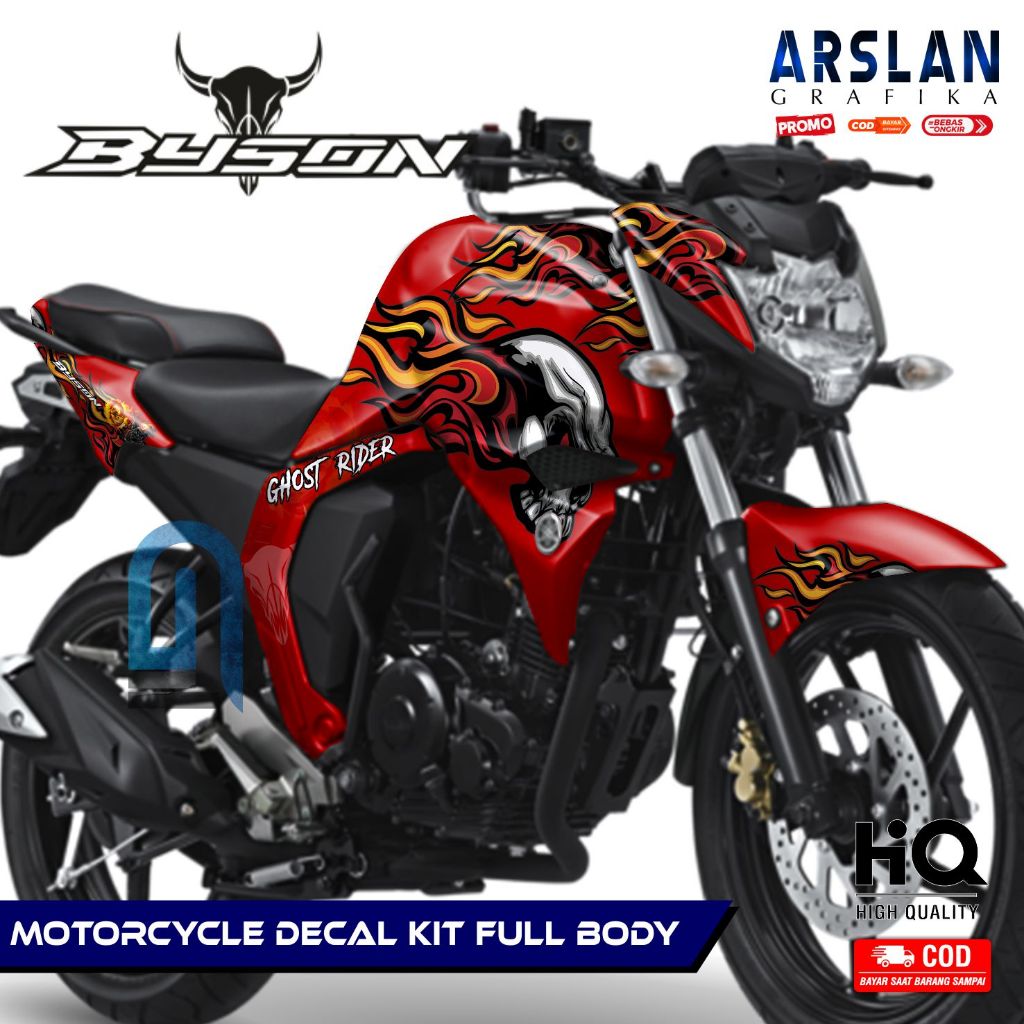 Decal Byson New Decal Byson FI Full Body Stiker Byson Fi Full Body Striping Byson injeksi Konsep Des
