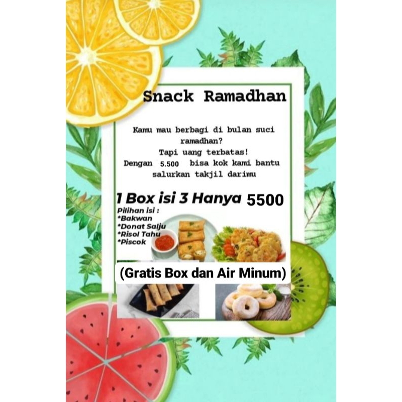 

Makanan Snack Box 5500