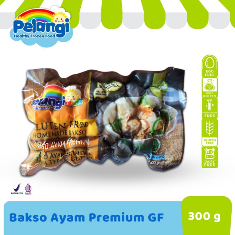 

Bakso Ayam Premium (300 gr)/Pelangi Anak Frozen Food