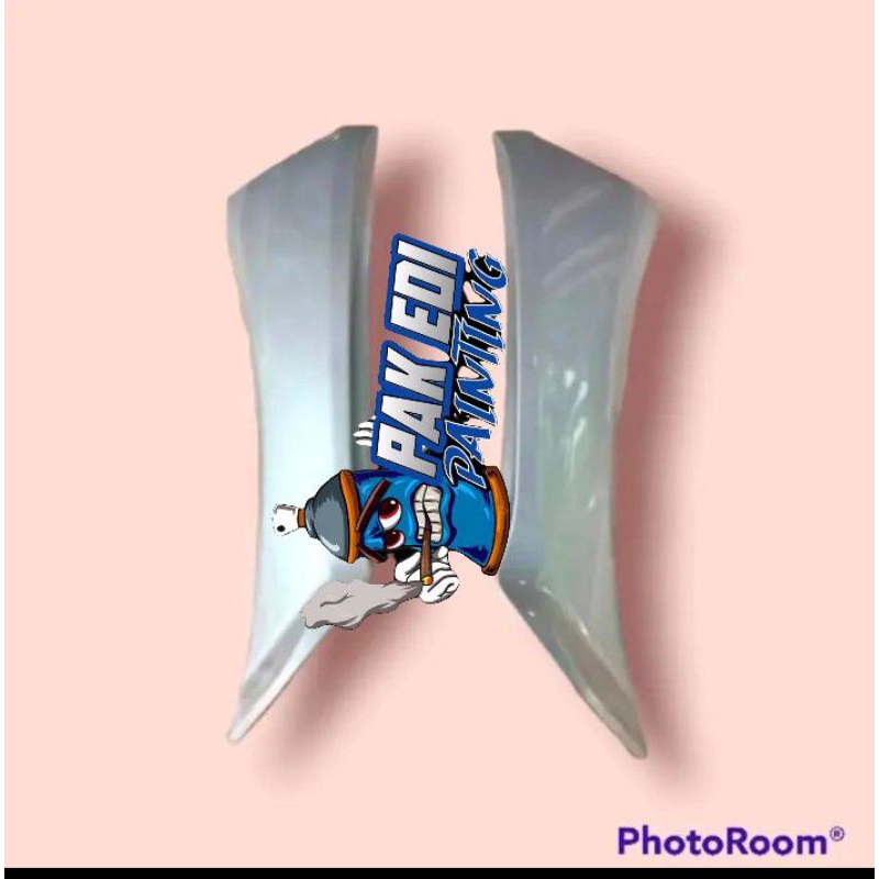 Cover Sayap Luar Dalam Supra X 125 Lama Silver