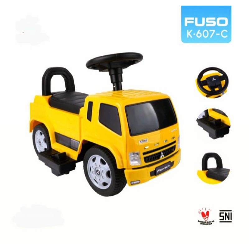 Mainan Mobil-Mobilan Aki Anak Tolocar Mobil Mitsubishi Fuso PMB K-607