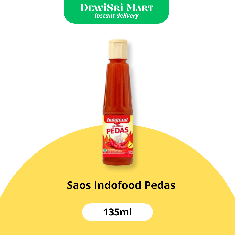 

Saos Indofood Pedas 135 ml - Dewi Sri Mart