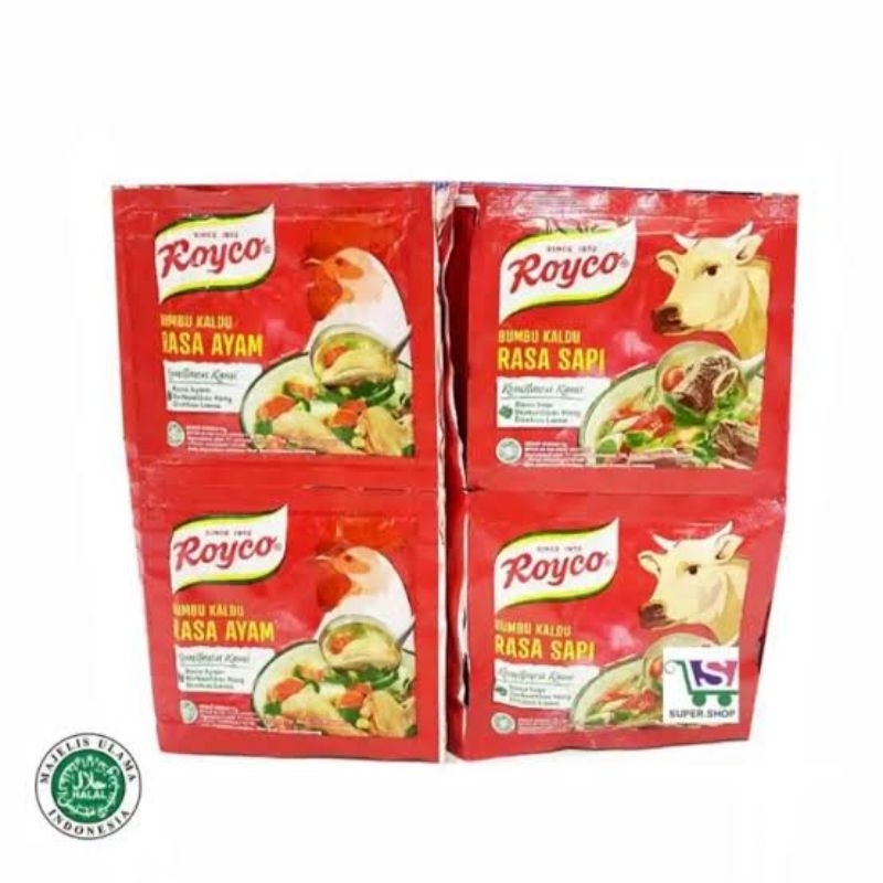 

Royco Bumbu Kaldu Ayam & Sapi 1 Renceng