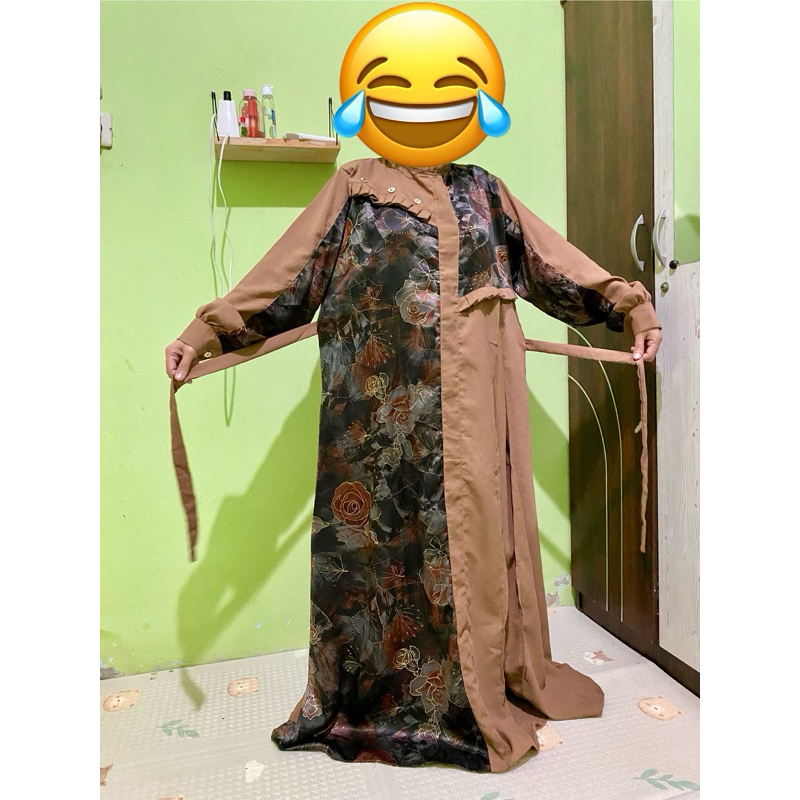 Gamis Seide Group warna Coklat