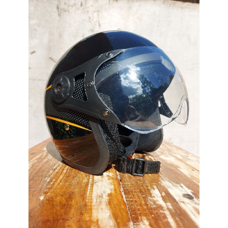 Helm Scoopy Hitam New