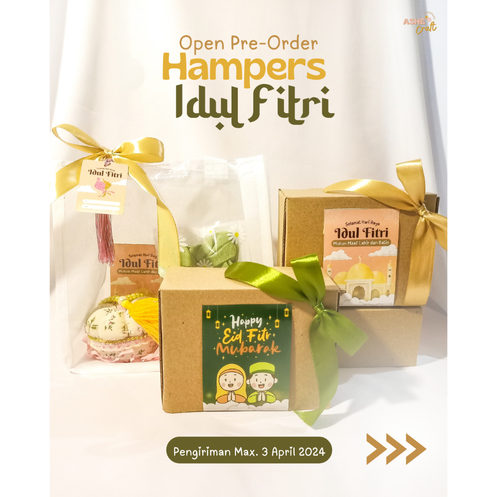 

PAKET HAMPERS LEBARAN IDUL FITRI | PAKET AKSESSORIES HANDMADE
