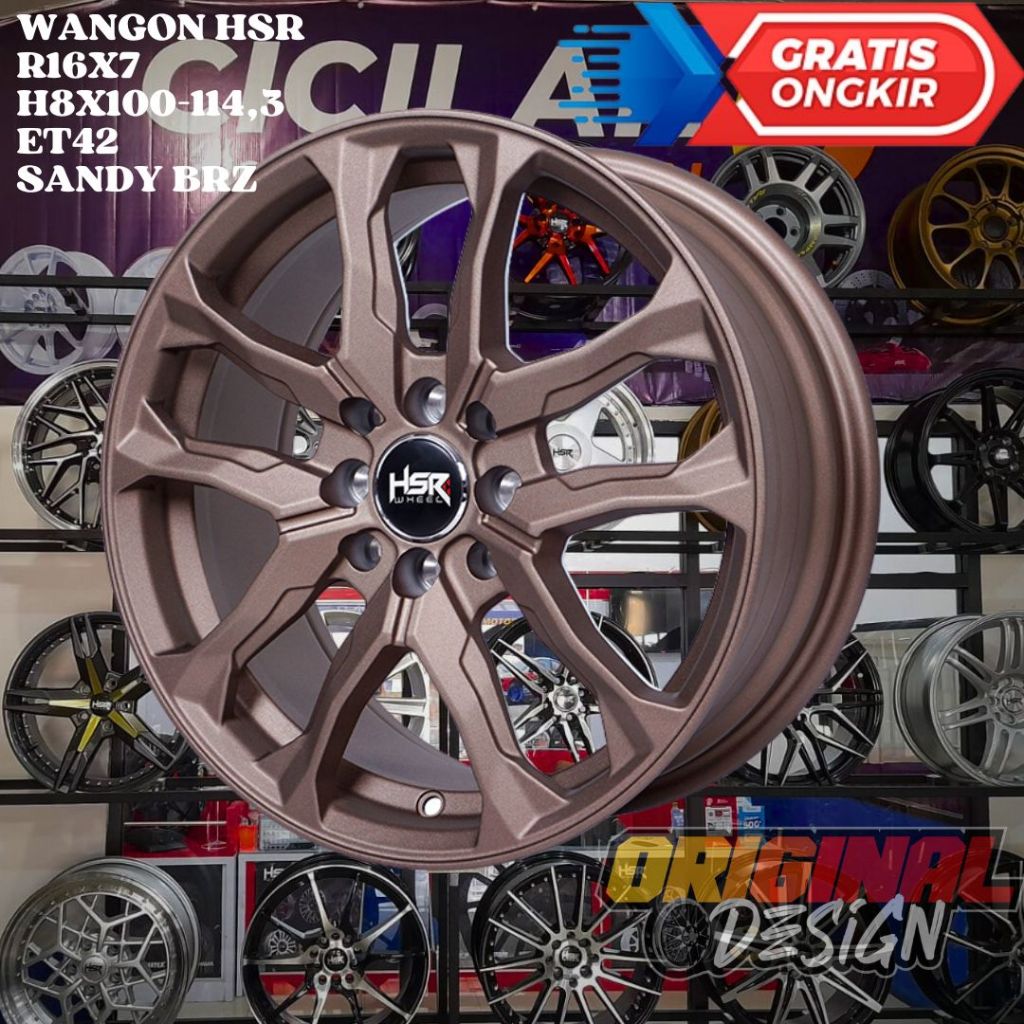 Velg Mobil Ring 16 HSR WANGON R16 UNTUK AVANZA , ALVEZ , RAIZE , ROCKY