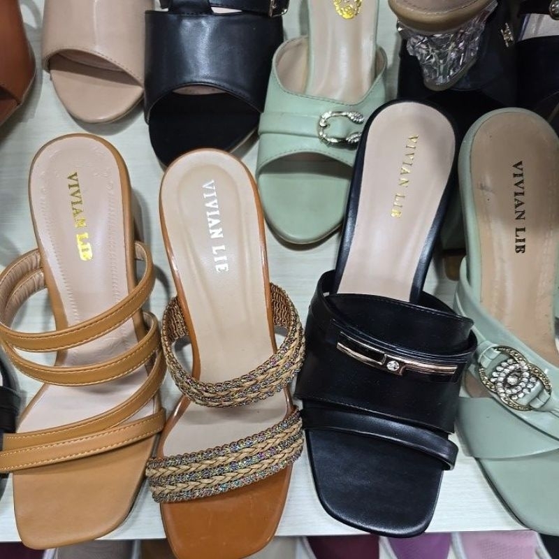 Vivian Lie flatshoes hak sepatu wedges wanita