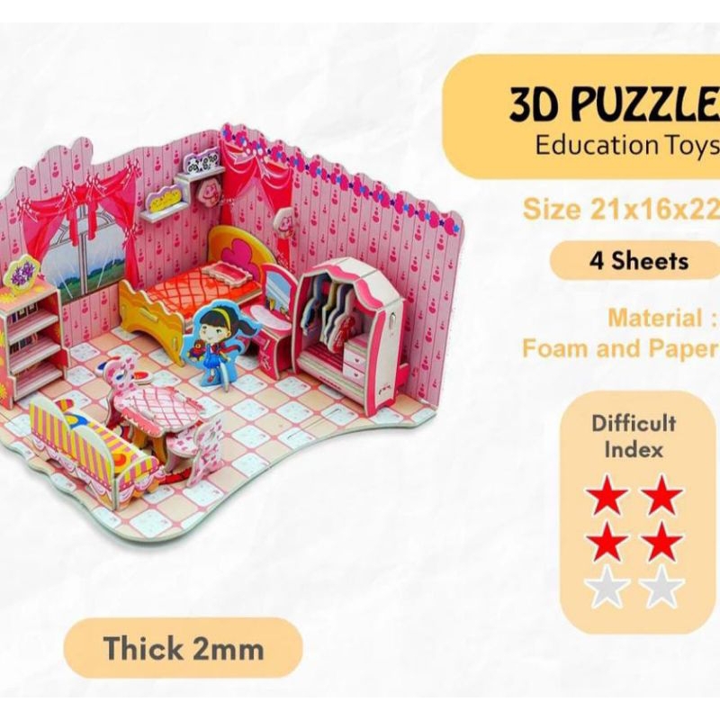 

Puzzle Bongkar pasang 3D