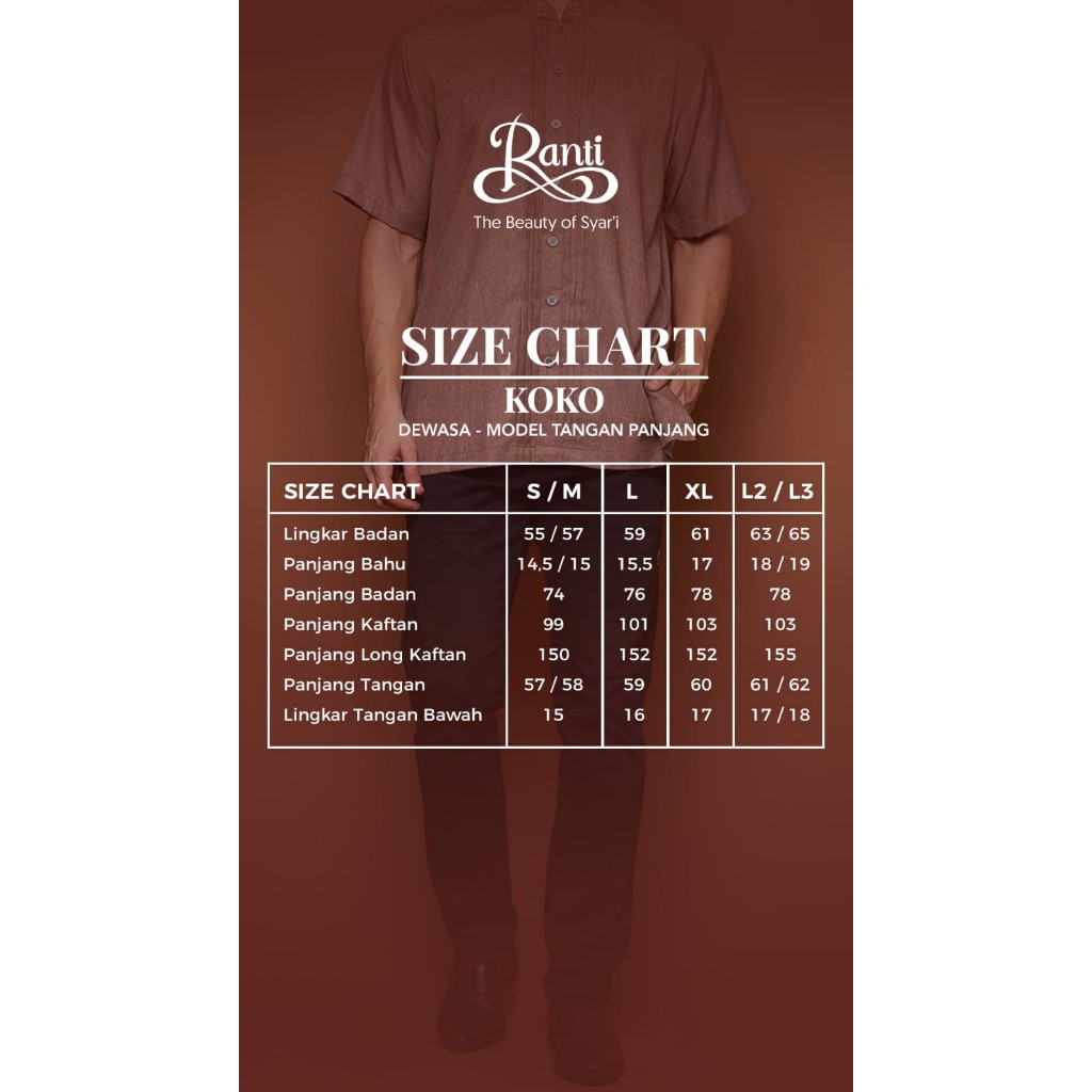 Ranti - Baju Muslim Koko Pria Lengan Pendek | Aaris Koko-6