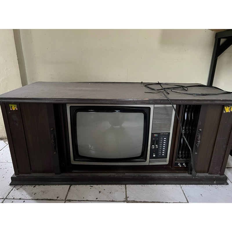 televisi tv vintage