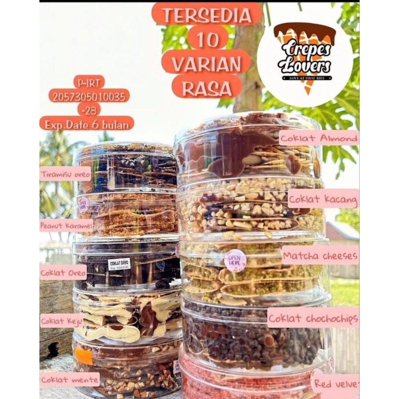 

Crepes Varian Coklat Almond