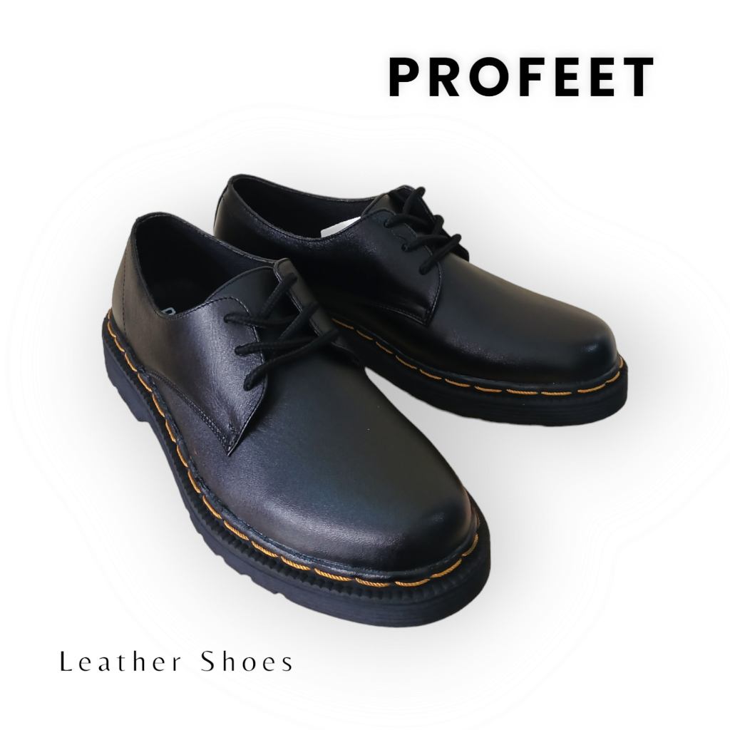 SEPATU DR. MARTENS 3HOLE SOLE HITAM. SEPATU PENDEK PRIA DOKMAR KLASIK. SEPATU FORMAL DOCKMART