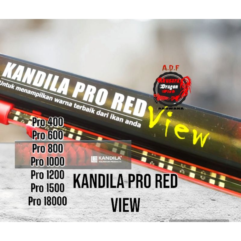 Lampu Kandila Pro Red / Lampu Aquarium Kandila View Pro Red