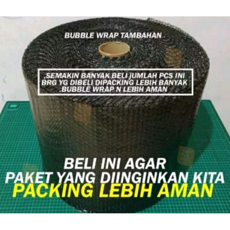 

PAKAI BUBBLE WRAP UNTUK TAMBAHAN PACKING