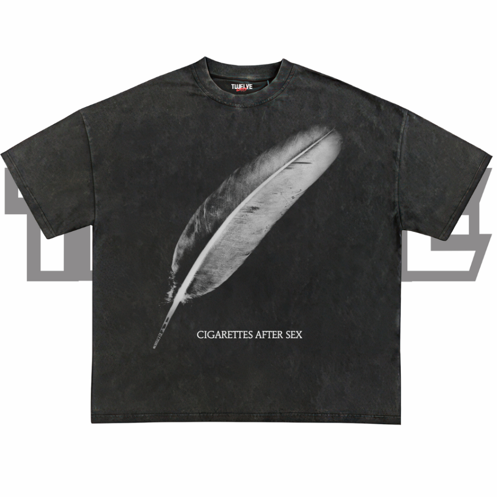 CIGARETTESAFTERSEX AFFECTION Oversize T-Shirt Wash Hitam Aesthetic | Atasan Pria Wanita | Baju Cowo 