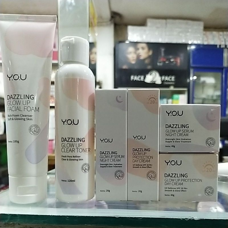 Dazzling Glow Up Y.O.U Paket Skincare (BERHADIAH)
