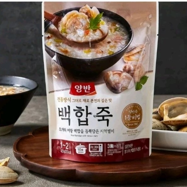 

dongwon pouch poridge with venus clam 420gram