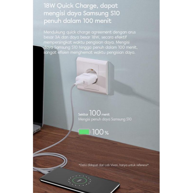 charger vivan power oval 3.0 II  18watt