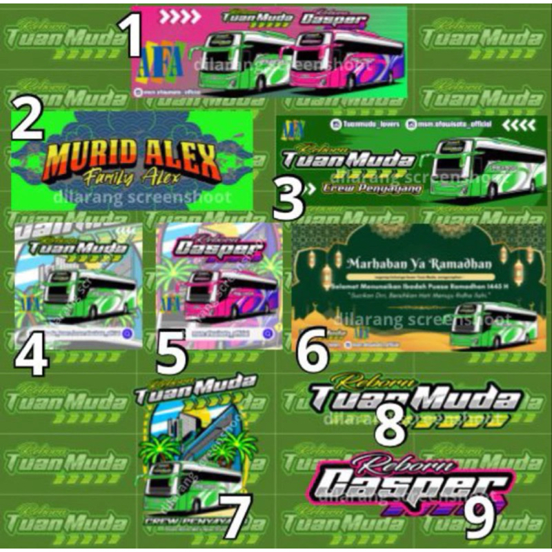 

TERBARU‼️STIKER TUAN MUDA JB5 ASYROF [ISI 9] 100% ORIGINAL
