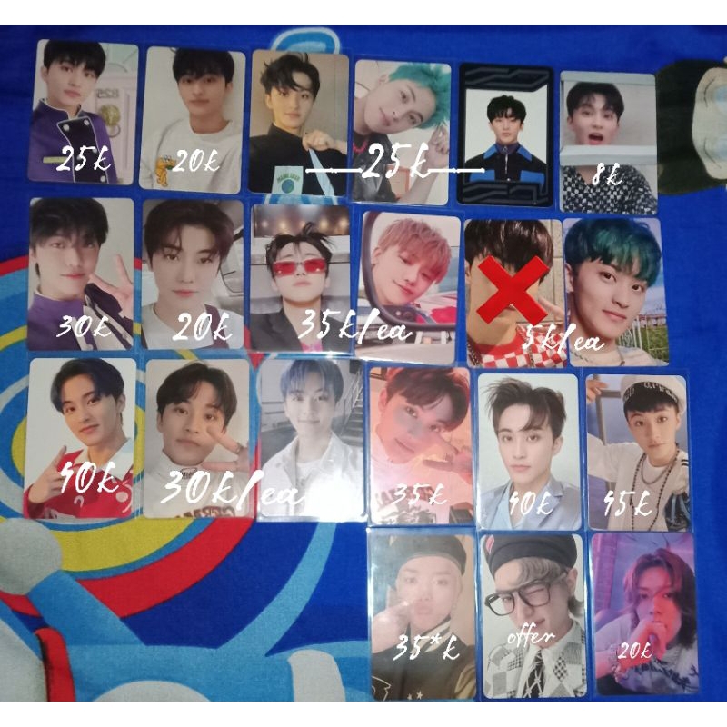 photocard Mark lee agent, cafe, keycard, we young, pp ncit