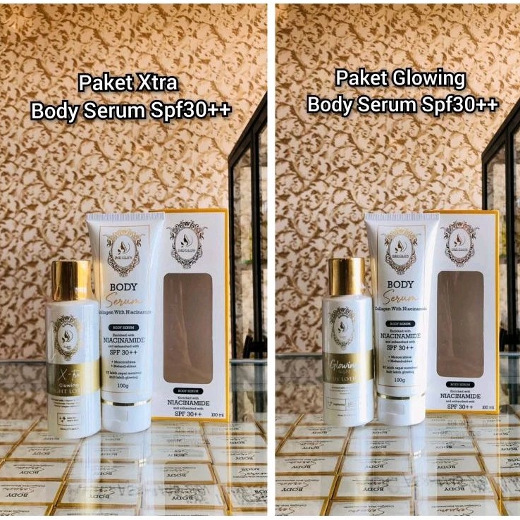 PAKET Body Serum Spf30++ IMD GLOW.                      ( by imelda )