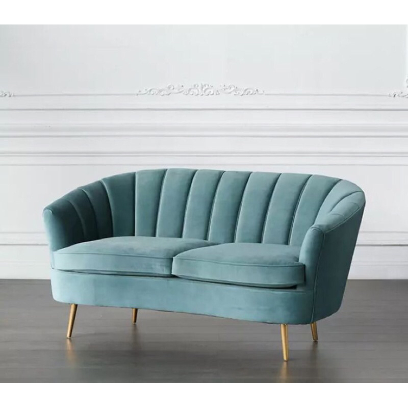 Sofa Tamu sofa Motif Garis Sofa Modern