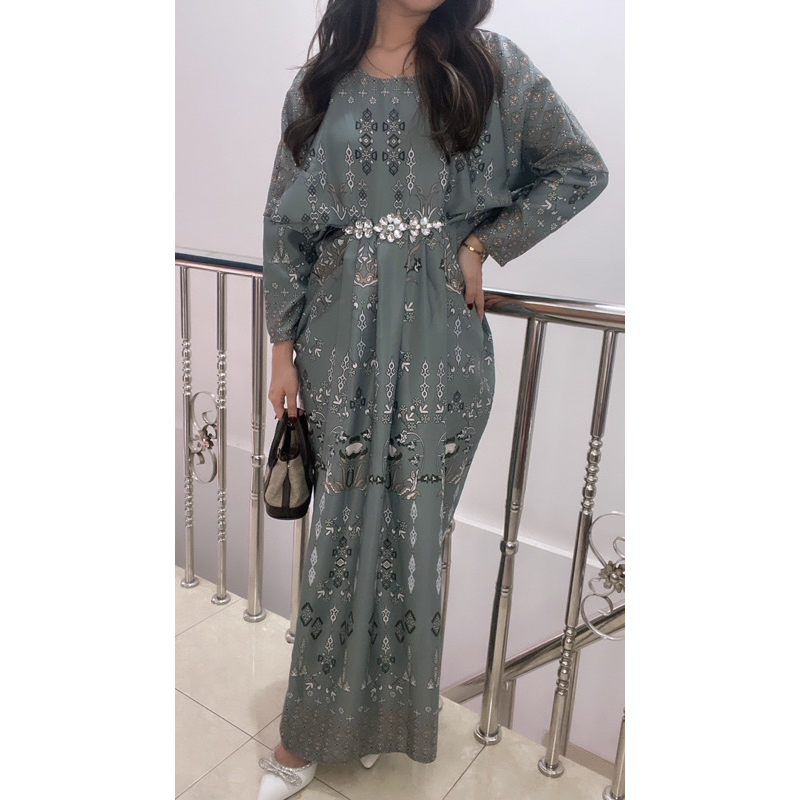 LAVIENCE RAYA COLLECTION | AMIRA KAFTAN DRESS - KAFTAN MOTIF KAFTAN LEBARAN DRESS HIJAB GAMIS DRESS