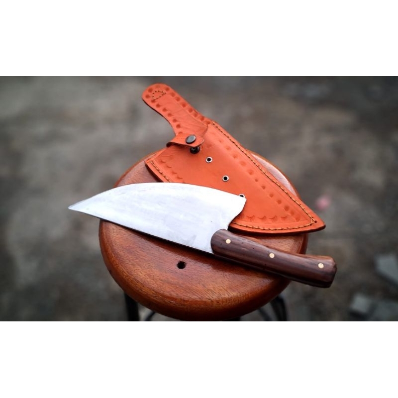 pisau cincang daging  dan ikan tuna