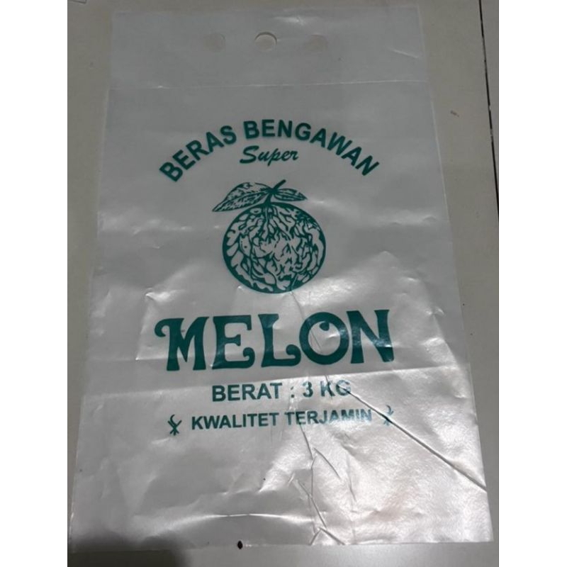plastik beras raja lele dan melon 3kg/5kg