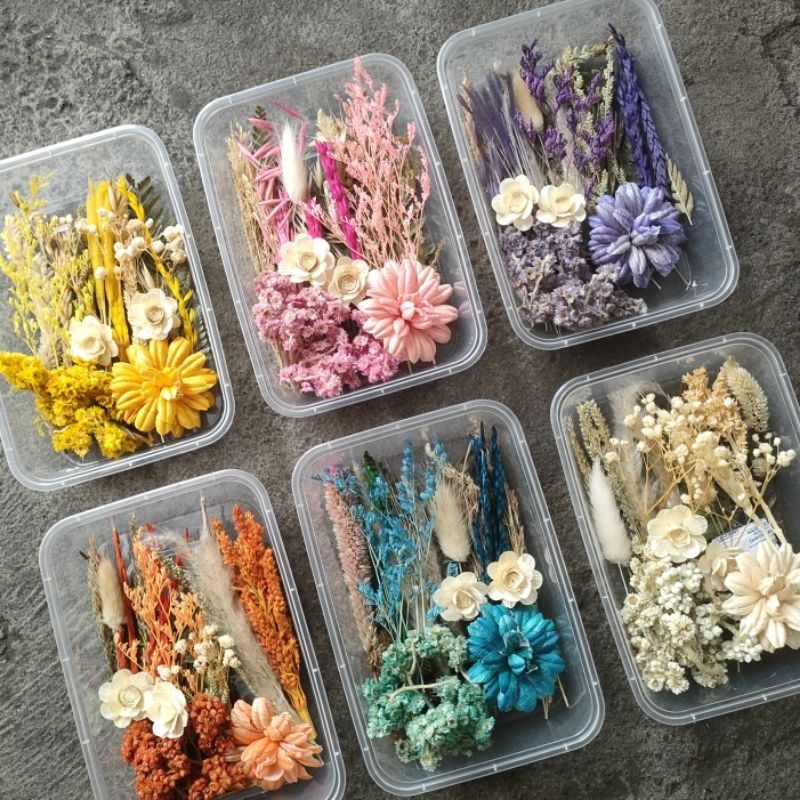 PAKET BUNGA KERING SERUNI hiasan mahar dekorasi mahar bunga mahar bunga kering paket bunga kering