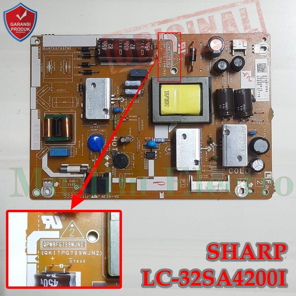 PSU TV LED Sharp LC-32SA4200I LC-32SA4200 32SA4200 32SA4200