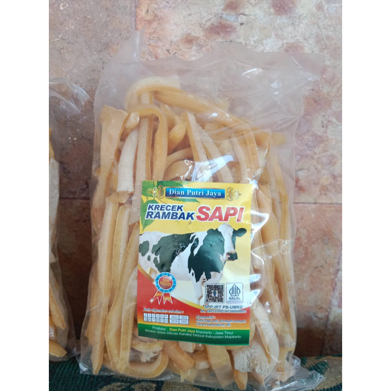 

rambak mentah kerupuk rambak krecek sapi