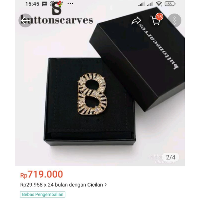 buttonscarves brooch signature star flapper ori