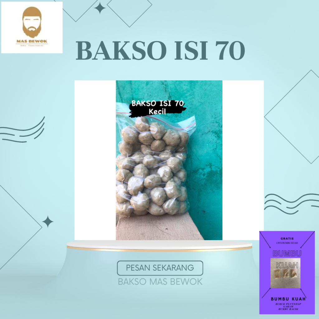 

BAKSO KECIL ISI 70 HOME MADE TANPA BAHAN PENGAWET free bumbu