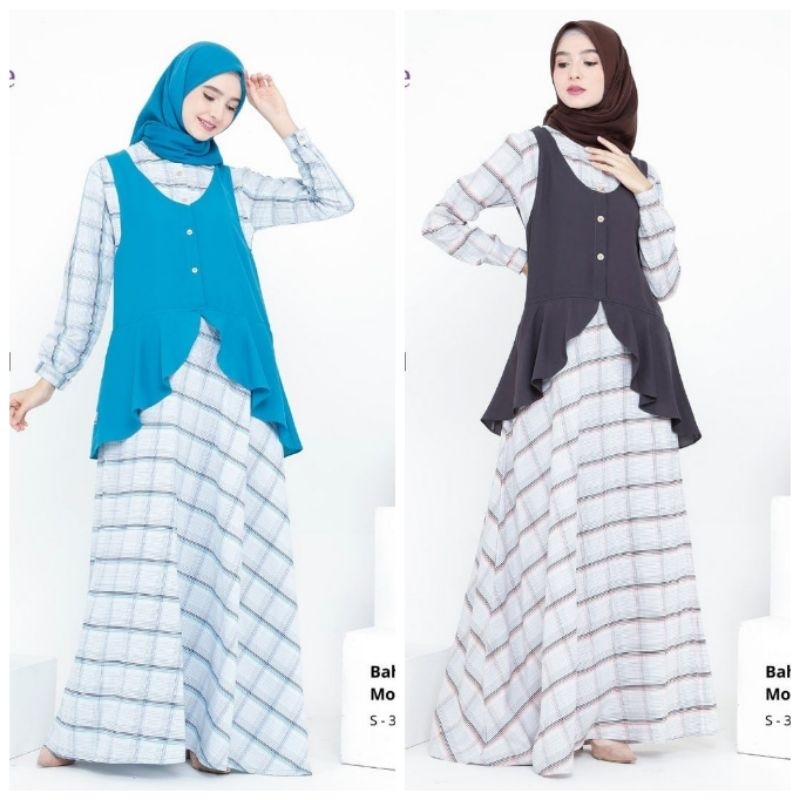 BISA COD - Gamis Wanita Rauna RK 282 - RK 283 / Fashion Muslim