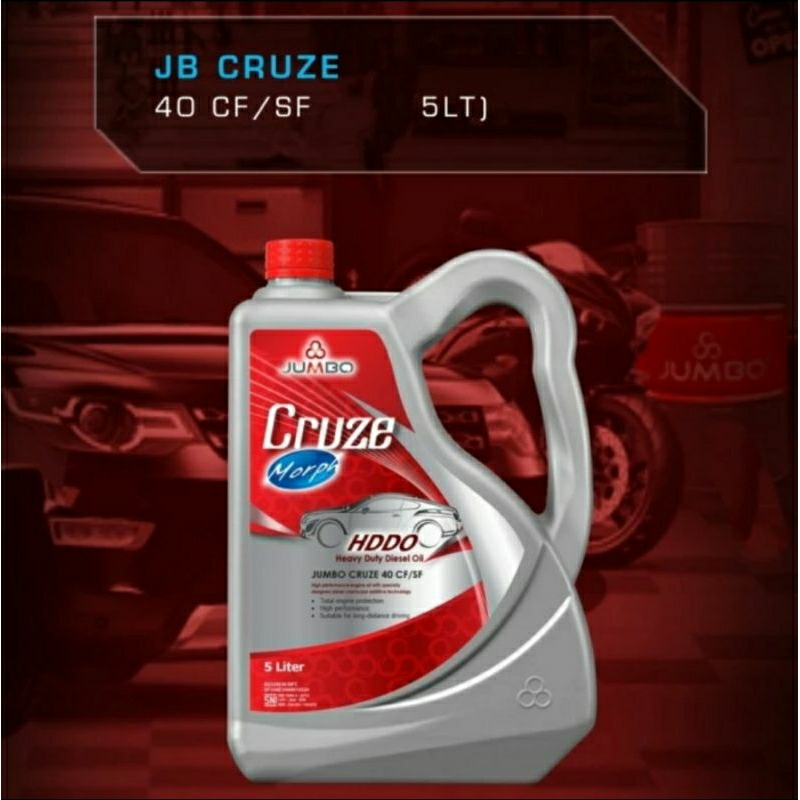 Oli Mesin JUMBO CRUZE Diesel/Disel HDDO Sae 40/Sae40 Api CF (5L/5 L)